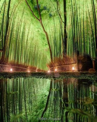 ¡El Bosque de Bambú Verde: Un Refugio Encantador para la Reflexión y la Naturaleza!